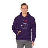 I Love Being A 8th Grade Teacher Unisex Heavy Blend™ Hooded Sweatshirt