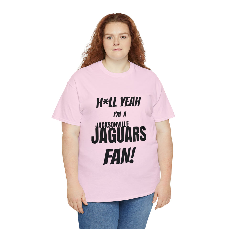 Jacksonville Jaguars Football Unisex Heavy Cotton Tee