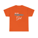 Miami Dolphins Girl Unisex Heavy Cotton Tee