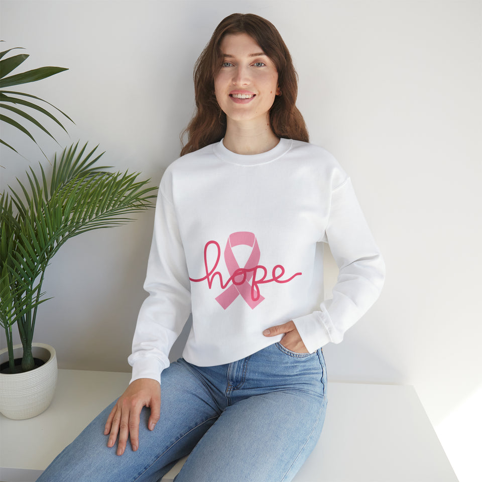 Breast Cancer Awareness HOPE Unisex Heavy Blend™ Crewneck Sweatshirt