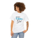 Detroit Lions Girl Unisex Heavy Cotton Tee