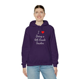 I Love Being A 6th Grade Teacher Unisex Heavy Blend™ Hooded Sweatshirt