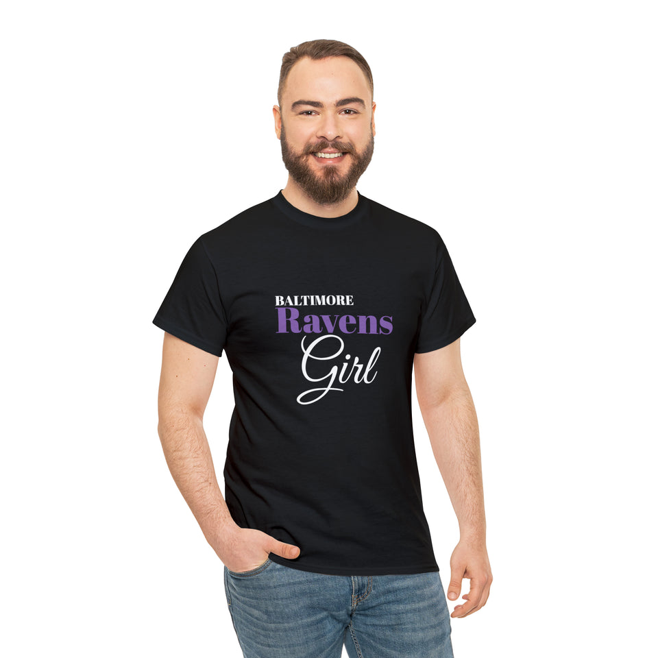 Baltimore Ravens Girl Unisex Heavy Cotton Tee
