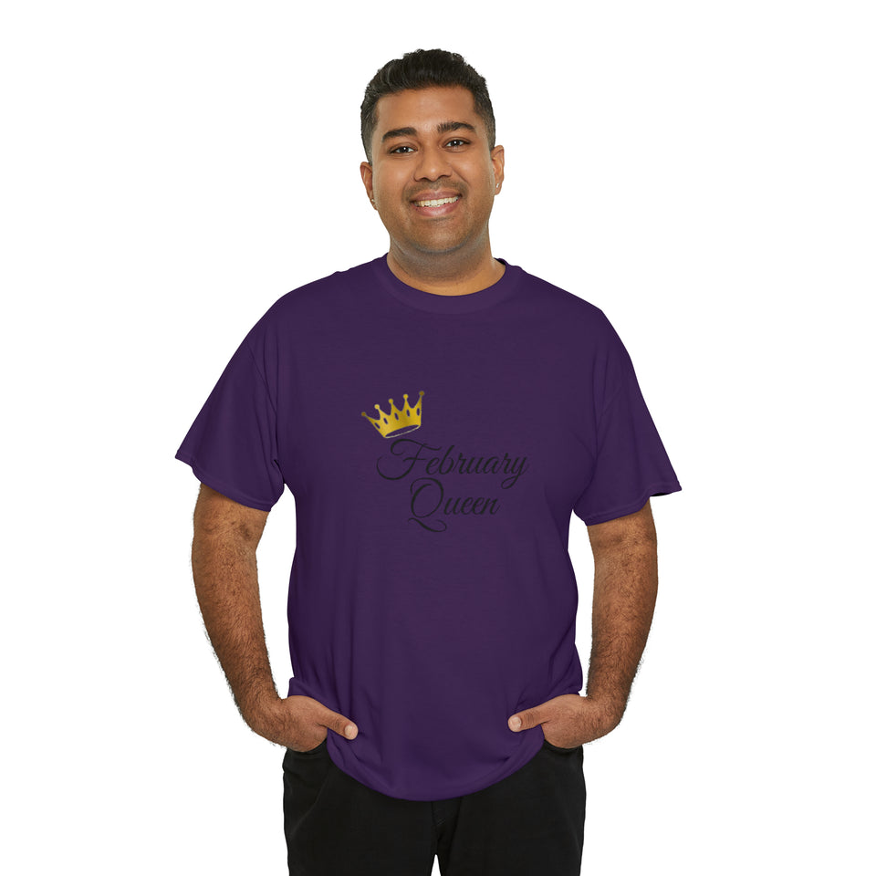 February Queen Unisex Heavy Cotton Tee