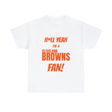Cleveland Browns Football Unisex Heavy Cotton Tee