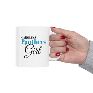 Carolina Panthers Girl Ceramic Mug 11oz