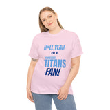 Tennessee Titans Football Unisex Heavy Cotton Tee