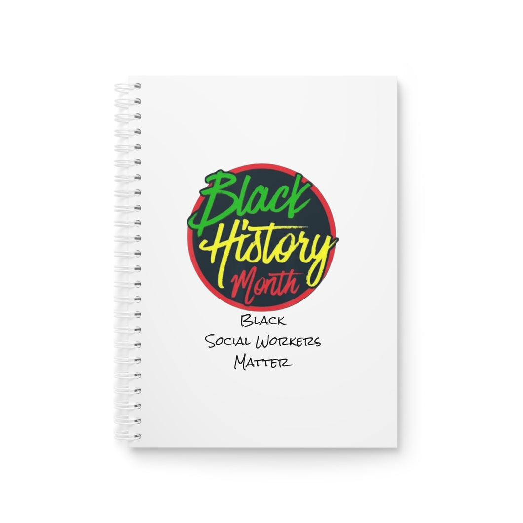 Black Social Workers Matter Spiral Notebook