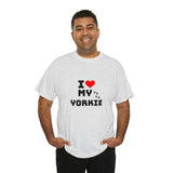 I Love My Yorkie Unisex Heavy Cotton Tee