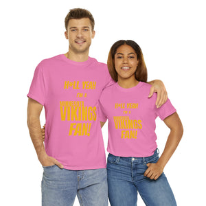 Minnesota Vikings Football Unisex Heavy Cotton Tee