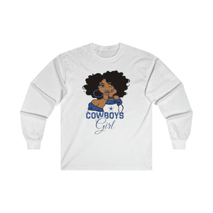 Dallas Cowboys Girl Ultra Cotton Long Sleeve Tee