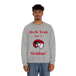 Heck Yeah I'm A WSSU Senior Unisex Heavy Blend™ Crewneck Sweatshirt