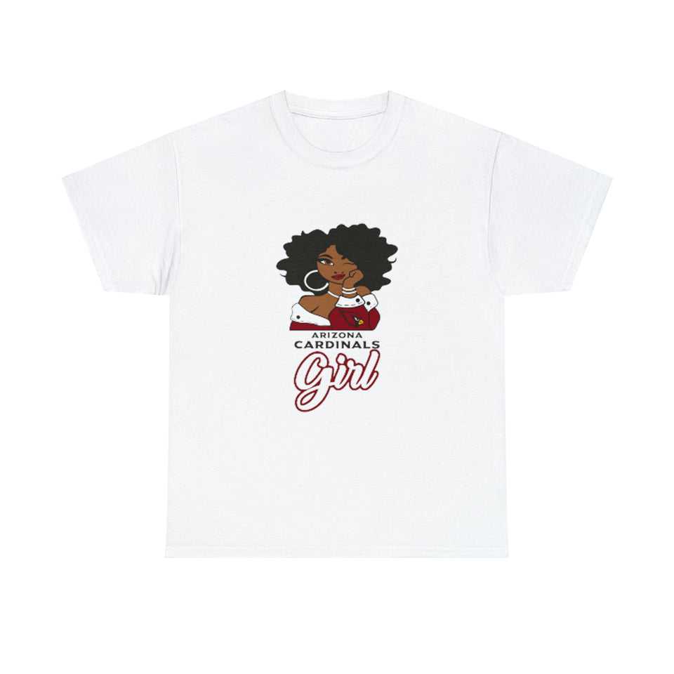 Arizona Cardinals Girl Unisex Heavy Cotton Tee