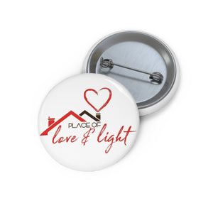 Love & Light Custom Pin Buttons