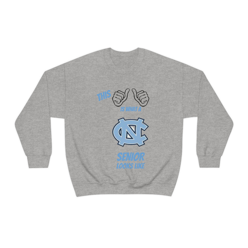 This Is What A Chapel Hill Senior Looks Like Unisex Heavy Blend™ Crewneck Sweatshirt