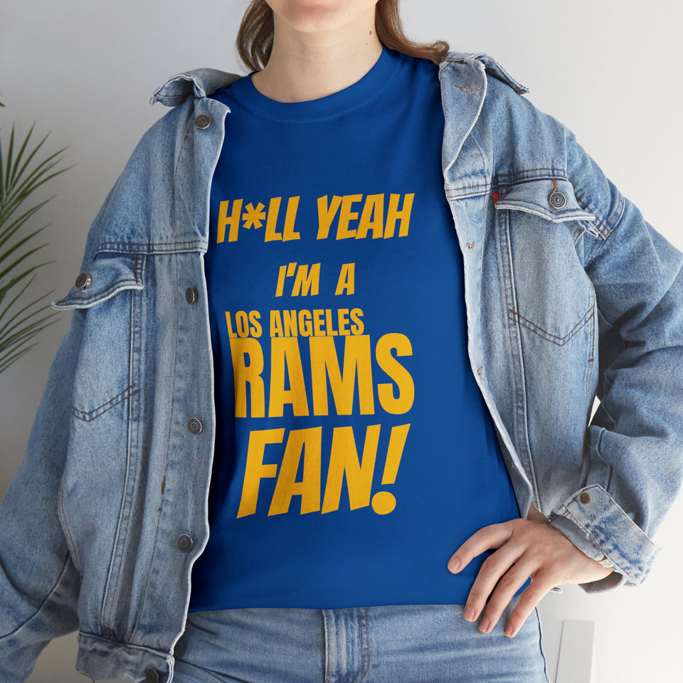 Los Angeles Rams Football Unisex Heavy Cotton Tee