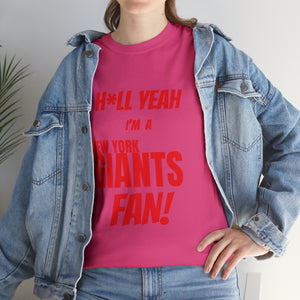 New York Giants Football Unisex Heavy Cotton Tee