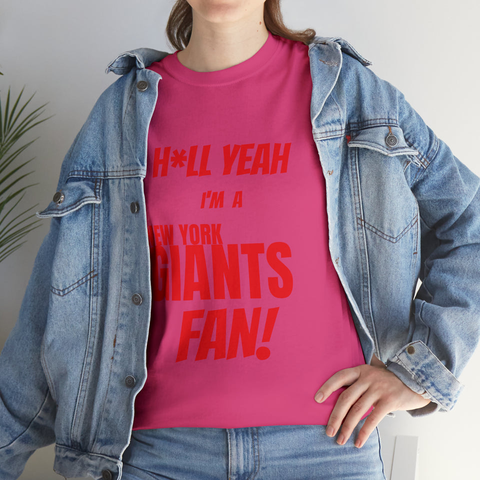 New York Giants Football Unisex Heavy Cotton Tee
