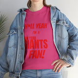 New York Giants Football Unisex Heavy Cotton Tee