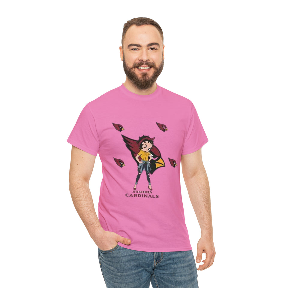 Arizona Cardinals Betty Unisex Heavy Cotton Tee