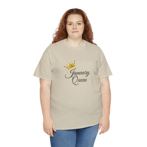 January Queen Unisex Heavy Cotton Tee