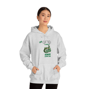 This Is What A UNCC Senior Looks Like Unisex Heavy Blend™ Hooded Sweatshirt