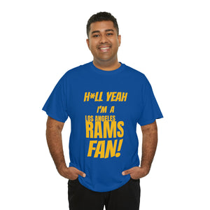 Los Angeles Rams Football Unisex Heavy Cotton Tee