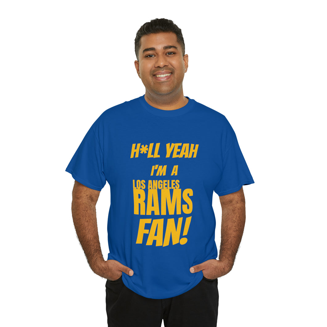 Los Angeles Rams Football Unisex Heavy Cotton Tee