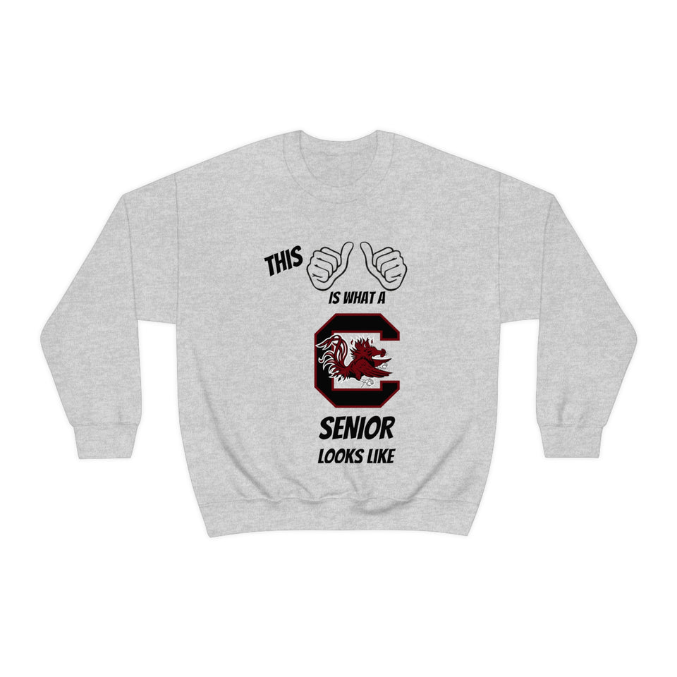 This Is What A South Carolina Gamecocks Senior Looks Like Unisex Heavy Blend™ Crewneck Sweatshirt