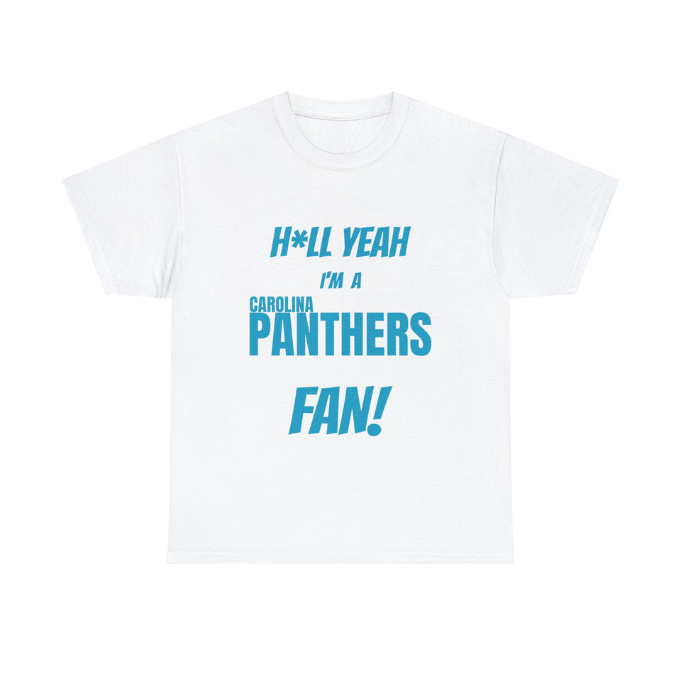 Carolina Panthers Football Unisex Heavy Cotton Tee