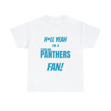 Carolina Panthers Football Unisex Heavy Cotton Tee
