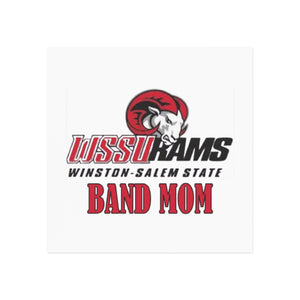 WSSU Band Mom Square Magnet