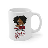 Arizona Cardinals Girl Ceramic Mug 11oz