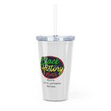 Black Social Workers Matter Plastic Tumbler with Straw