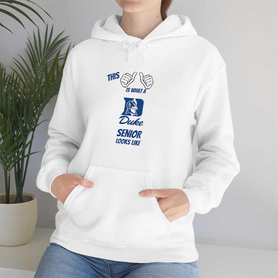 This Is What A Duke Senior Looks Like Unisex Heavy Blend™ Hooded Sweatshirt