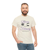 This Queen was Born In February Unisex Heavy Cotton Tee