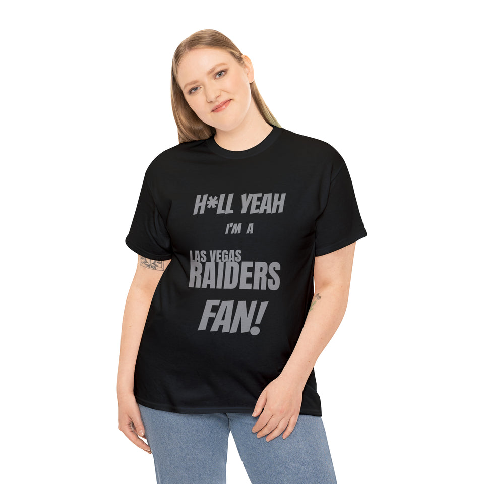 Las Vegas Raiders Football Unisex Heavy Cotton Tee