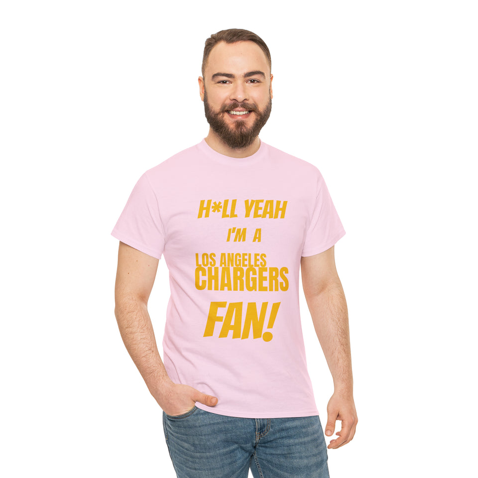 Los Angeles Chargers Football Unisex Heavy Cotton Tee