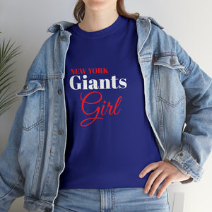 New York Giants Girl Unisex Heavy Cotton Tee