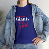 New York Giants Girl Unisex Heavy Cotton Tee