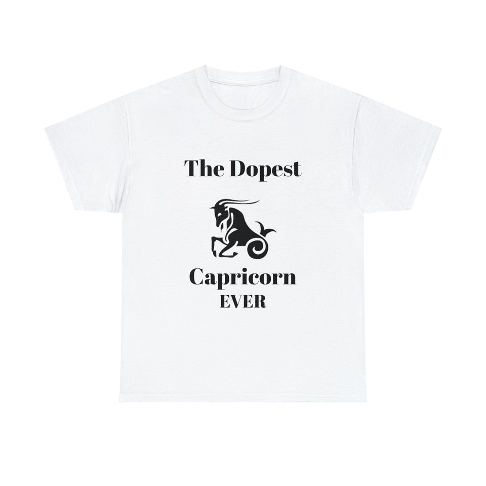 The Dopest Capricorn Ever Unisex Heavy Cotton Tee