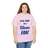 Seattle Seahawks Football Unisex Heavy Cotton Tee