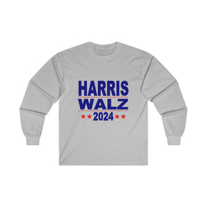 Harris Walz 2024 Unisex Ultra Cotton Long Sleeve Tee