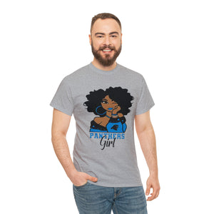 NFL Carolina Panthers Girl Unisex Heavy Cotton Tee