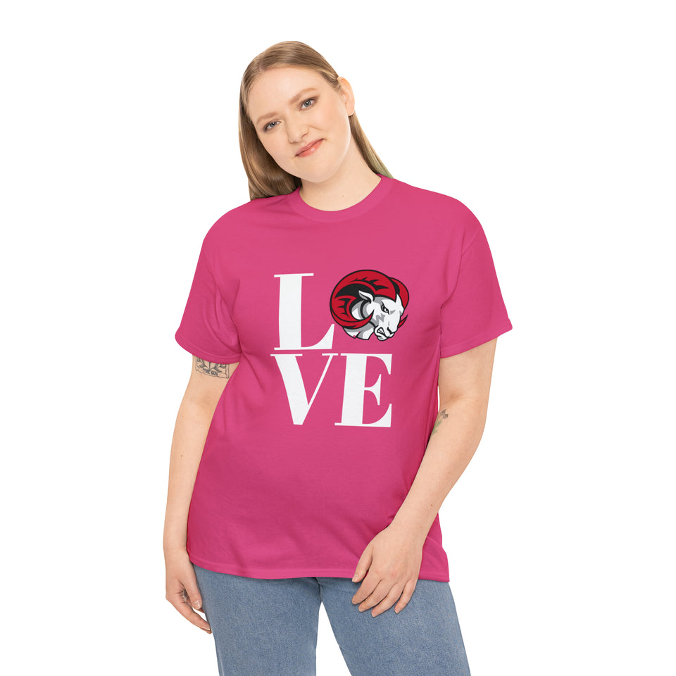 LOVE WSSU Unisex Heavy Cotton Tee