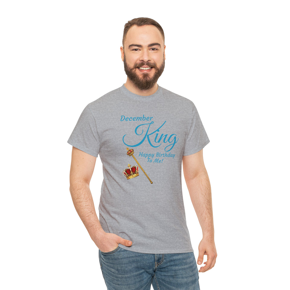 December King Unisex Heavy Cotton Tee