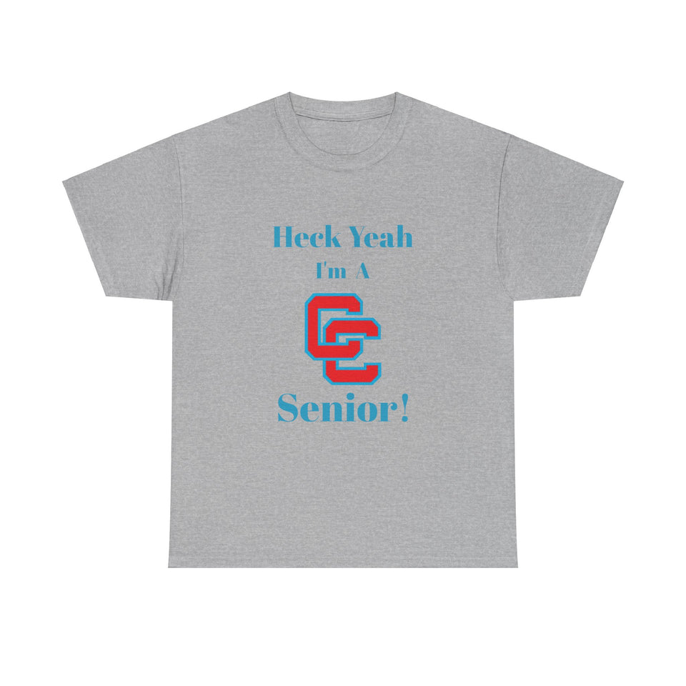 Heck Yeah I'm A Charlotte Catholic High School Senior Class Of 2025 Unisex Heavy Cotton Tee