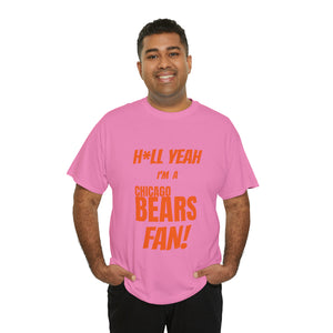 Chicago Bears Football Unisex Heavy Cotton Tee