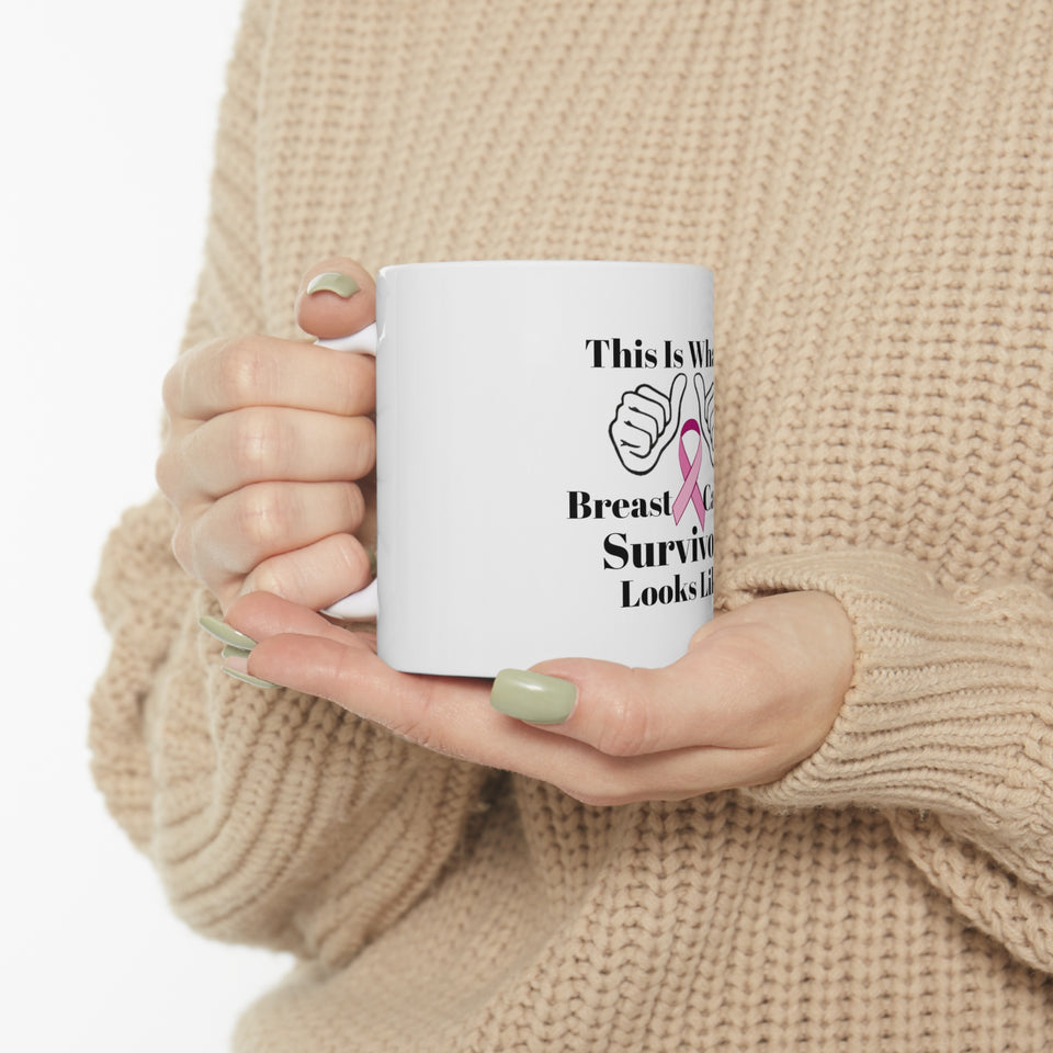Breast Cancer Awareness Ceramic Mug 11oz