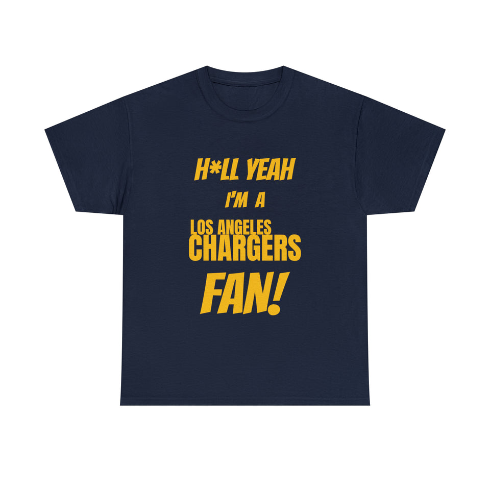 Los Angeles Chargers Football Unisex Heavy Cotton Tee